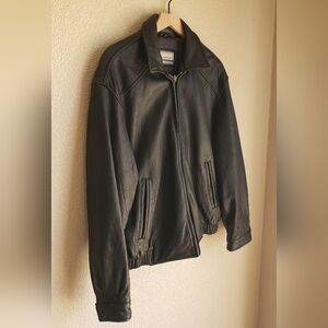 Vintage Hathaway Black Leather Jacket